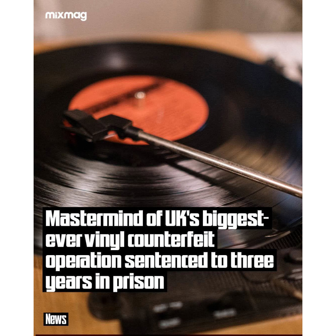 Mastermind behind UK's biggest-ever vinyl counterfeit operation sentenced to prison