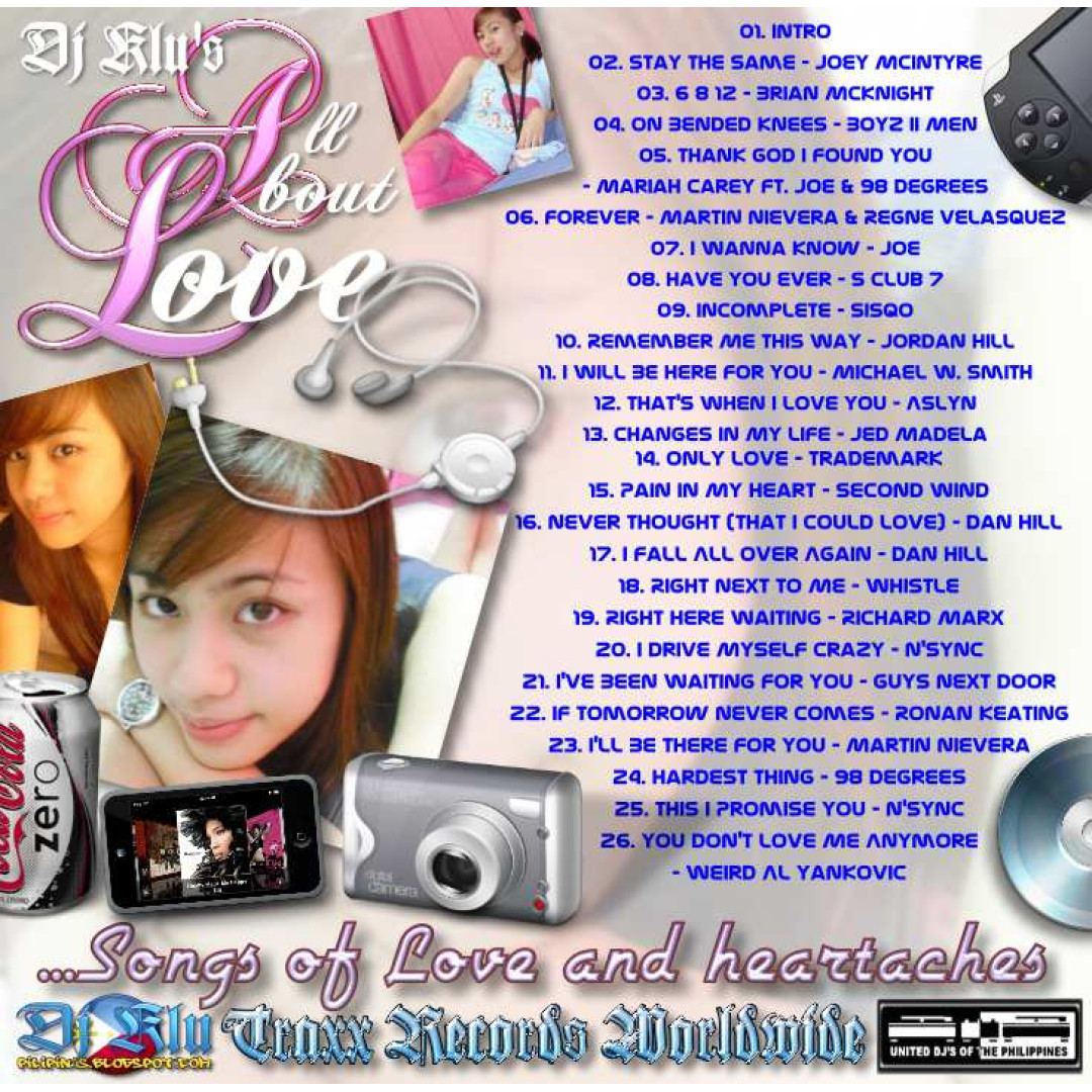 DJ KLU All ABOUT LOVE Volumes 1-3