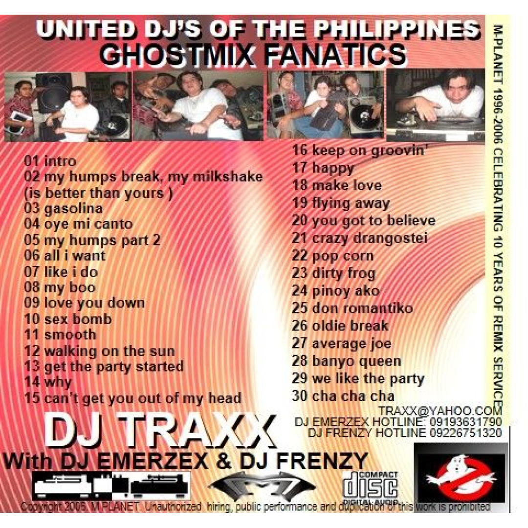 DJ TRAXX Ghostmix Fanatics 01