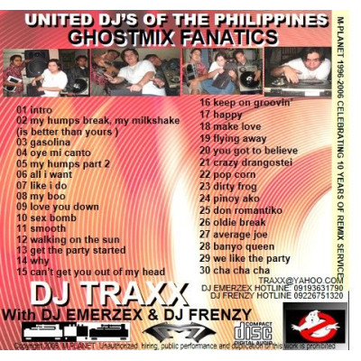 DJ TRAXX Ghostmix Fanatics 01