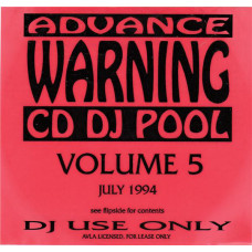 ADVANCE WARNING CD DJ POOL 1-3 ADVANCE WARNING CD DJ POOL 1-3