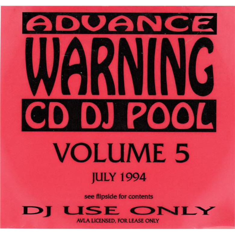 ADVANCE WARNING CD DJ POOL 1-3 ADVANCE WARNING CD DJ POOL 1-3