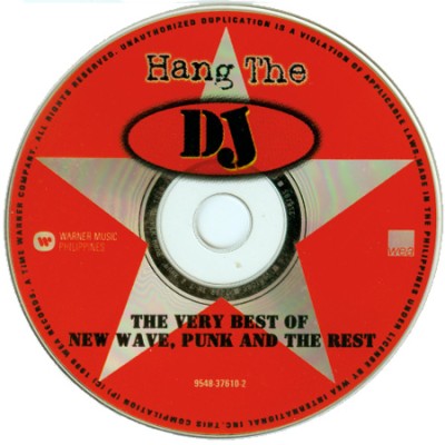 HANG THE DJ CD - The very Best of New Wave Punk and Others